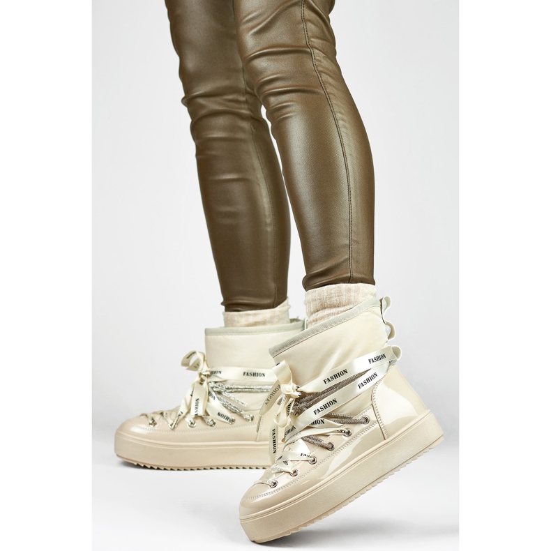 Snow boots Model 5754-4BE Beige - PRIMO 1