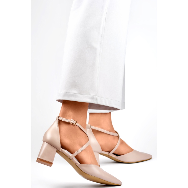 Women's pumps GD-FL1150D.BE beige 1