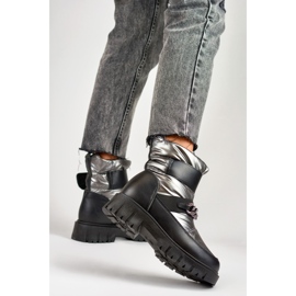 Snow boots Model JH-5SI SIlver 2