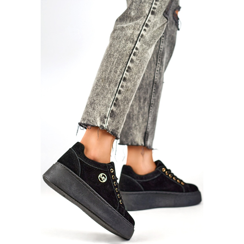 Women's Sports Shoes on the Platform TL251B, black 1