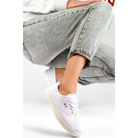 Women's Low Sneakers HB-6W White 1 Women's Low Sneakers HB-6W White 1