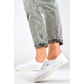 Women's Low Sneakers HB-6W White 2 Women's Low Sneakers HB-6W White 2