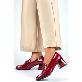 Pumps Model GD-FL478-BUR Bordeaux - PRIMO red 1