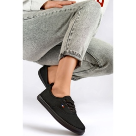 Model HB-6B Black sneakers - PRIMO 1