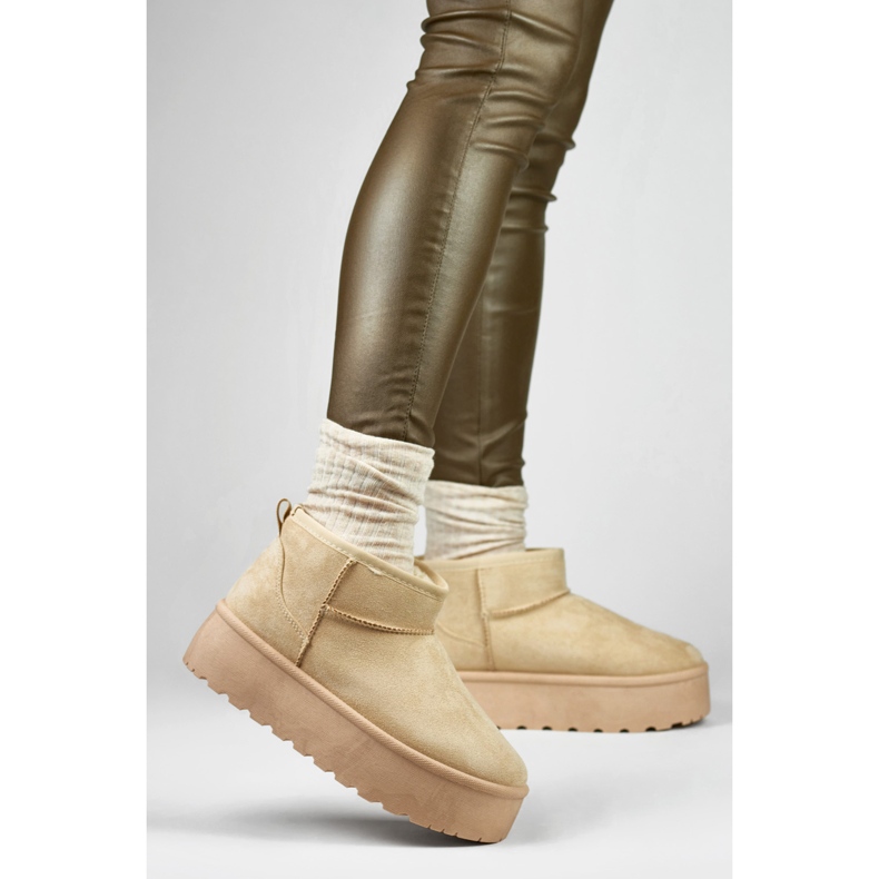 Women's Insulated Snow Boots TL242-BE beige 1