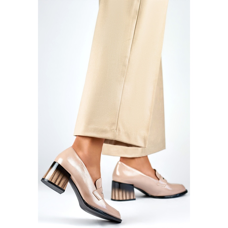 Women's pumps GD-FL443A-D.BE beige 1