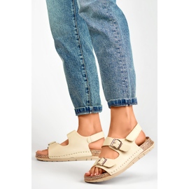 Sandals Model G3180-7BE Beige - PRIMO 1