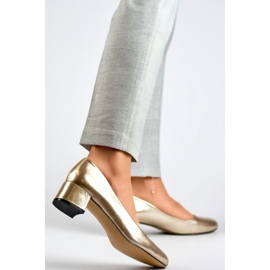 Women's Metallic Pumps GD-FL490B-TA golden 1