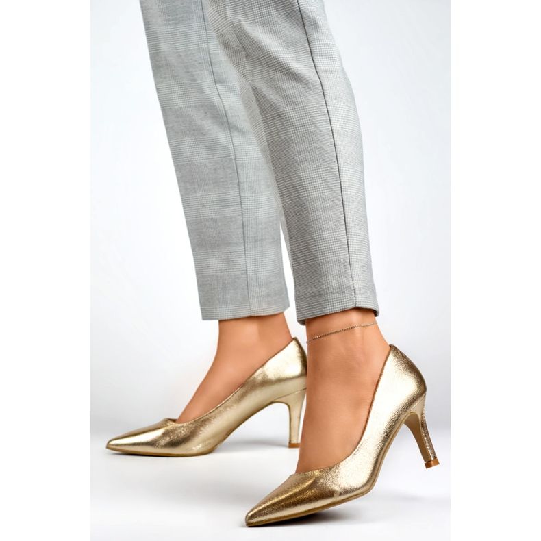 Stilettos Model GD-FL370C-GO Gold - PRIMO yellow 1