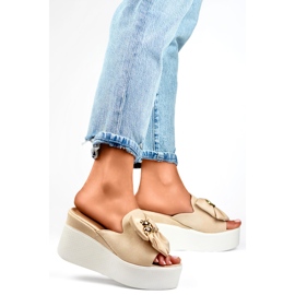 Sandal Flip-flops Model 8082BE Beige 1