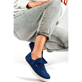 Women's sneakers HB-6N, navy blue 1