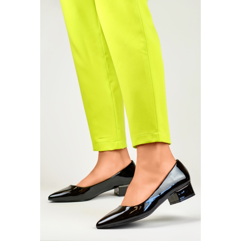 Women's Patent Pumps GD-XR106C-B black 1