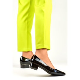 Women's Patent Pumps GD-XR106C-B black 2