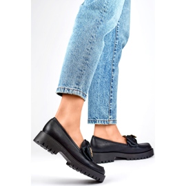 Moccasins Model 2306B black 1