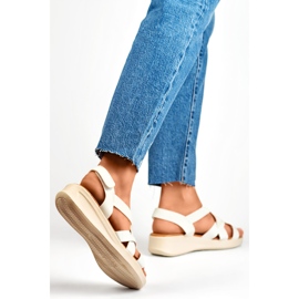 Women's Sandals QQ-397W white 1 Women's Sandals QQ-397W white 1