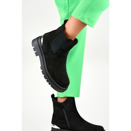 Women's Chelsea Boots XJ-351B black 2