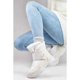 Snow boots Model 3535W White - PRIMO 2