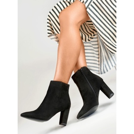 Boots Model DF3707B Black Suede - PRIMO beige 1