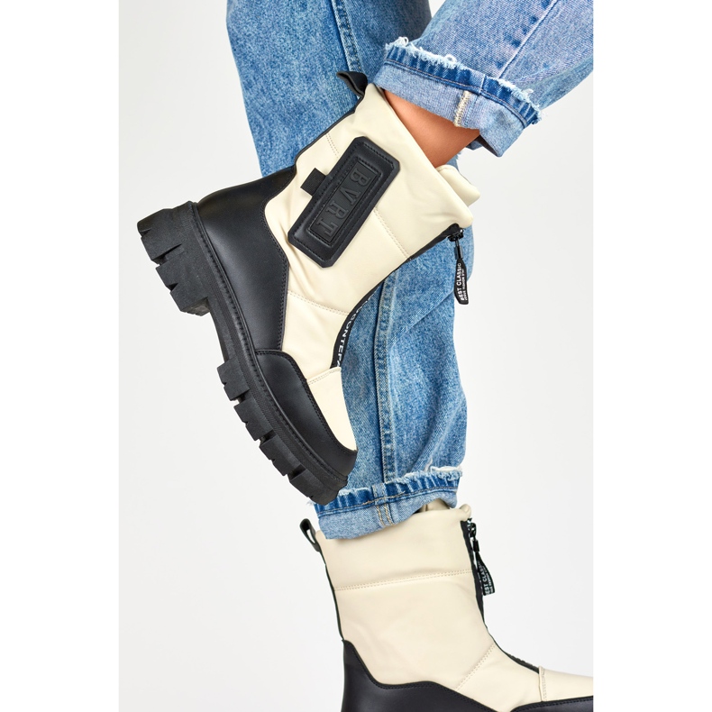 Snow boots Model H-07BE Beige/Black - PRIMO 2