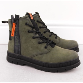 Men's insulated green boots Bugatti OO153046 1 Men's insulated green boots Bugatti OO153046 1