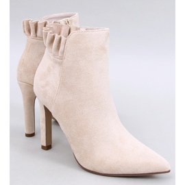 Mariah Beige suede ankle boots 1