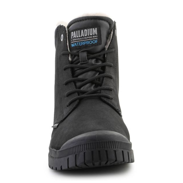 Palladium sp20 Cuff Leather Waterproof Wl 79067-008-M shoes black 2