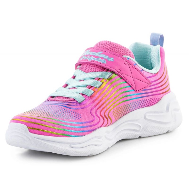 Skechers S-Lights Wavy Beams shoes 302338L-PKMT pink 2
