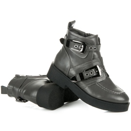 Vices Boots with buckles grey 1