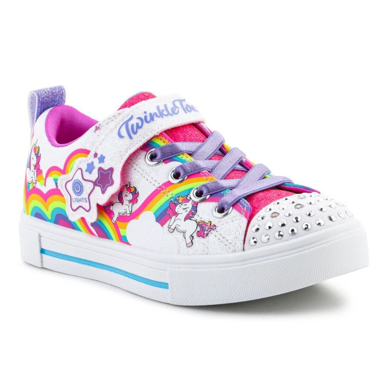 Skechers Twinkle Toes S Lights Twinkle Sparks Jumpin Clouds shoes 314809L-WMLT multicolored 1