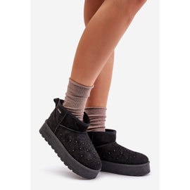 Snow boots with decoration on the platform Big Star OO274A105 Black 1