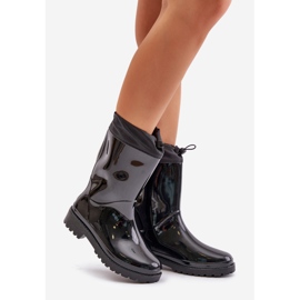 Women's Wellington Boots With Cuff Black Ellatiel 1