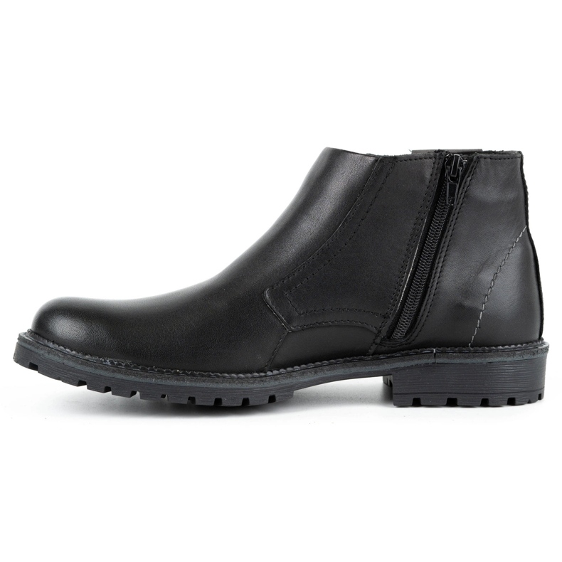Olivier Men's boots insulated with Wool 815, black face 1