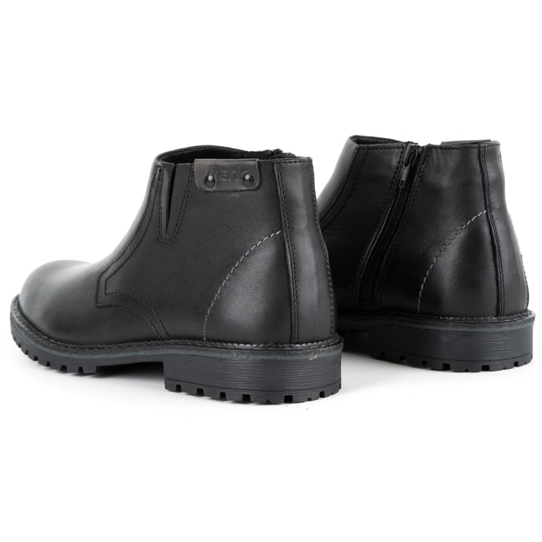 Olivier Men's boots insulated with Wool 815, black face 6