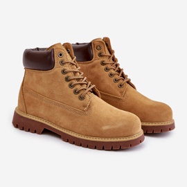 Suede Insulated Men's Boots Big Star OO174136 HI-POLY System Camel brown 1
