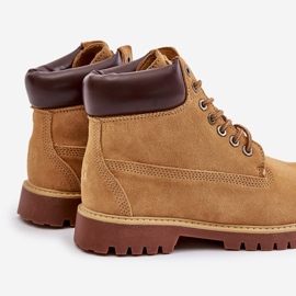 Suede Insulated Men's Boots Big Star OO174136 HI-POLY System Camel brown 2