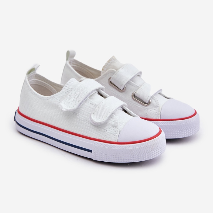 Children's Velcro Sneakers Big Star OO374009 White 1