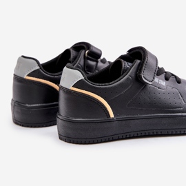 Children's Sneakers Made of Eco Leather With Velcro Big Star OO374004 Black 2