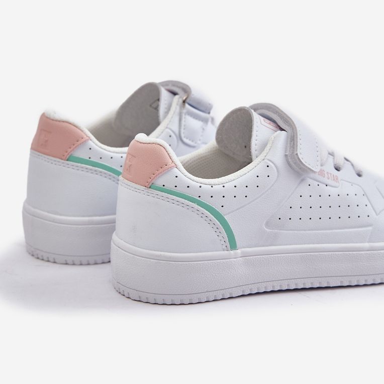 Children's Sneakers Made of Eco Leather With Velcro Big Star OO374005 White 2 Children's Sneakers Made of Eco Leather With Velcro Big Star OO374005 White 2