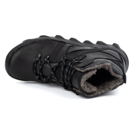 Olivier Men's leather insulated winter boots 151KZ, black 2