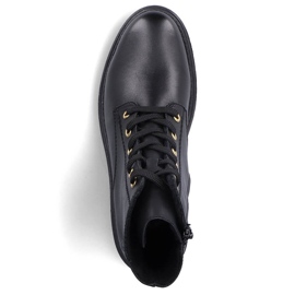 Leather comfortable women's ankle boots insulated black Rieker Z2841-00 2 Leather comfortable women's ankle boots insulated black Rieker Z2841-00 2