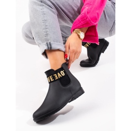 Women's black Shelovet wellies 2 Women's black Shelovet wellies 2