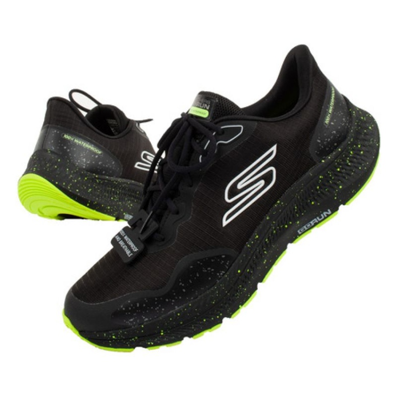 Skechers Go Run 220874/BKLM sports shoes black 1 Skechers Go Run 220874/BKLM sports shoes black 1