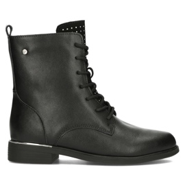 Filippo DBT4747/24 Bk D leather boots, black 1