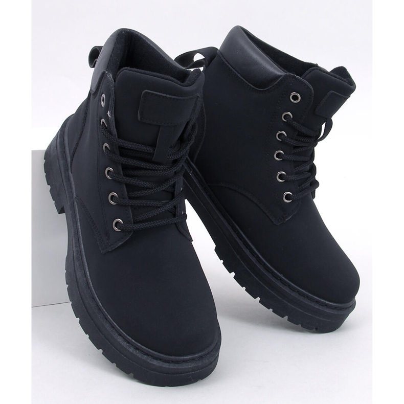 Kellers Black women's timber boots 1