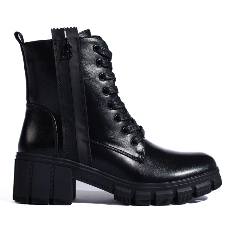 Women's lace-up ankle boots black 1 Women's lace-up ankle boots black 1