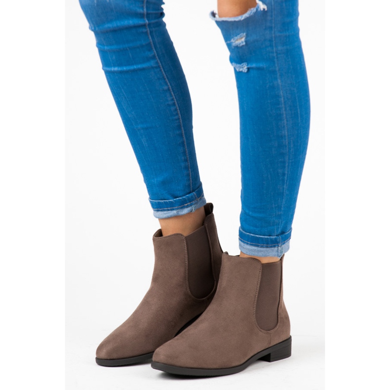 Juliet Comfortable Chelsea boots brown 2
