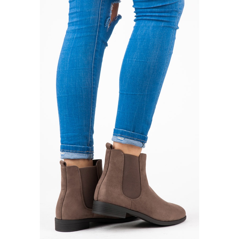 Juliet Comfortable Chelsea boots brown 1