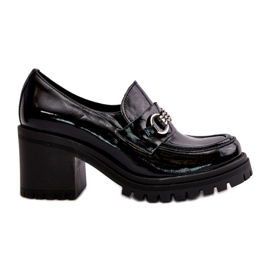 Zazoo 20175 Patent Leather Women's Pumps Natural Leather Black 4 Zazoo 20175 Patent Leather Women's Pumps Natural Leather Black 4