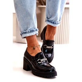 Zazoo 20175 Patent Leather Women's Pumps Natural Leather Black 2 Zazoo 20175 Patent Leather Women's Pumps Natural Leather Black 2