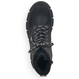 Waterproof comfortable boots for women black Rieker X3410-00 1 Waterproof comfortable boots for women black Rieker X3410-00 1